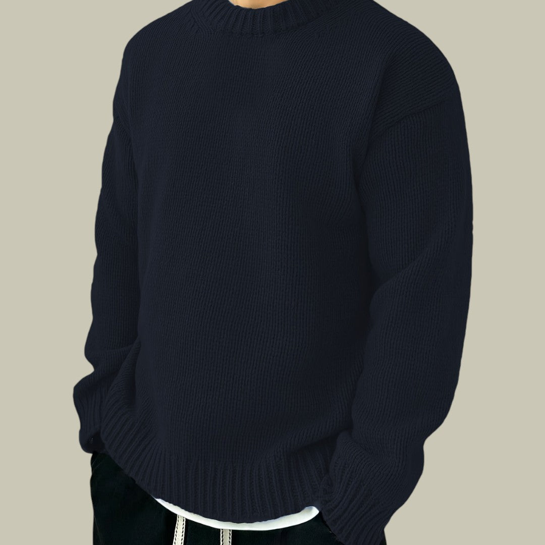 Mens Oversized Knitted Sweater Warm