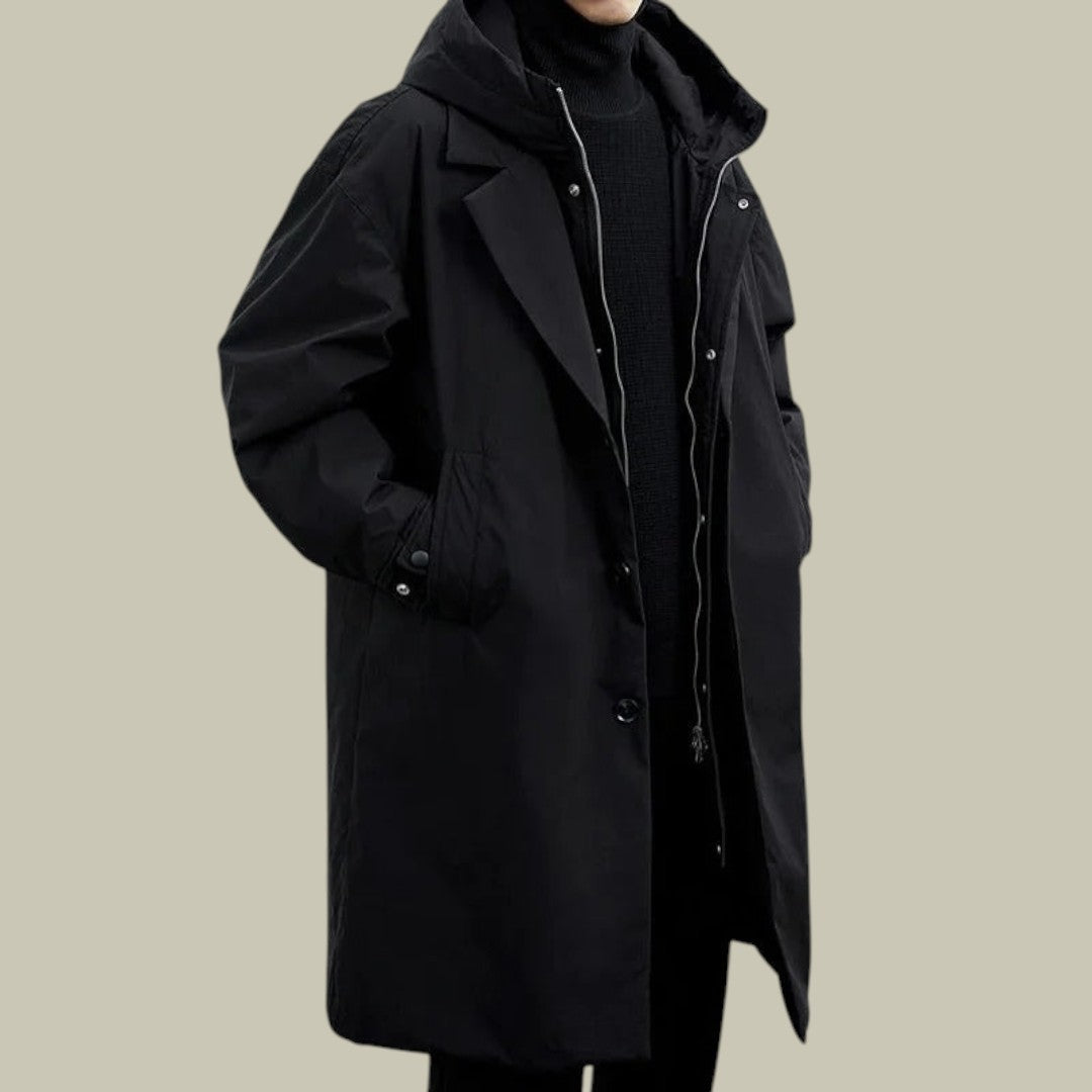 Mens Long Waterproof Winter Coat