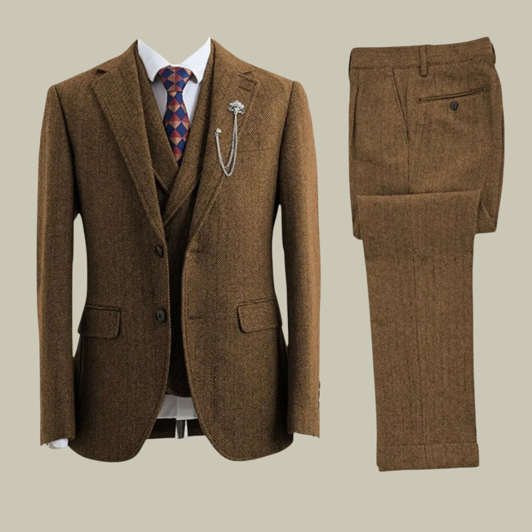 Mens Classic Three Piece Suit
