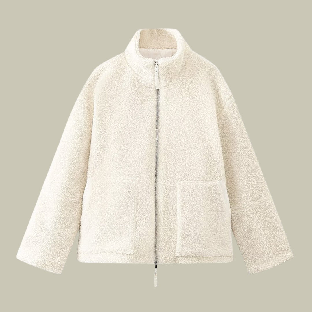 Womens Oversized Fleece Jacket