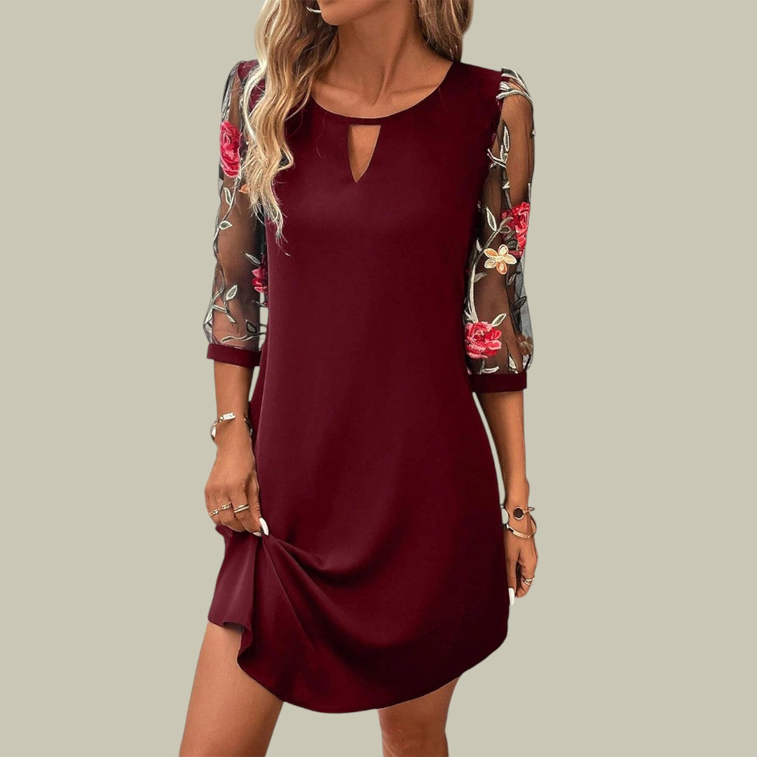 Womens Floral Long Dress