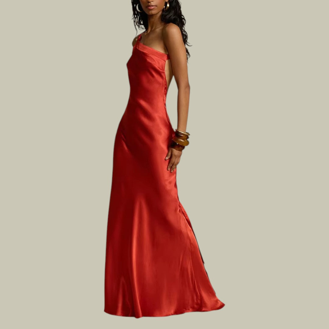 Lux & Classy • Women's Elegant Backless Evening Gown
