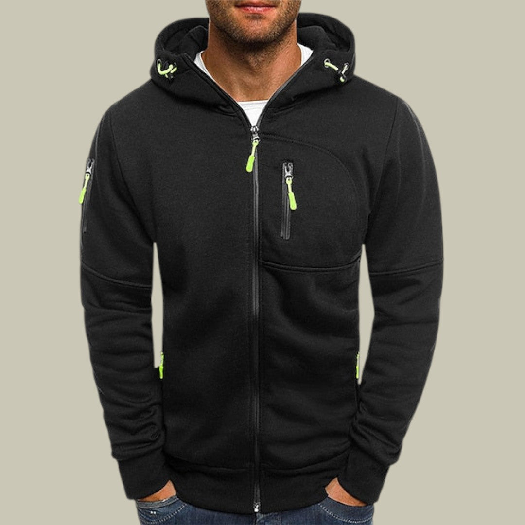 Mens Premium Cardigan Hooded