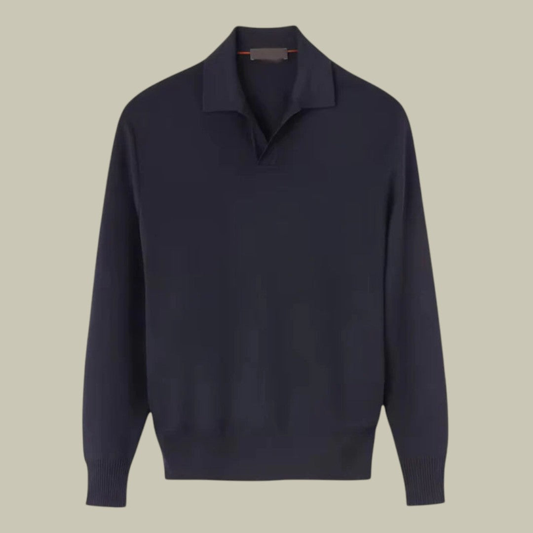 Mens Long Sleeve Polo
