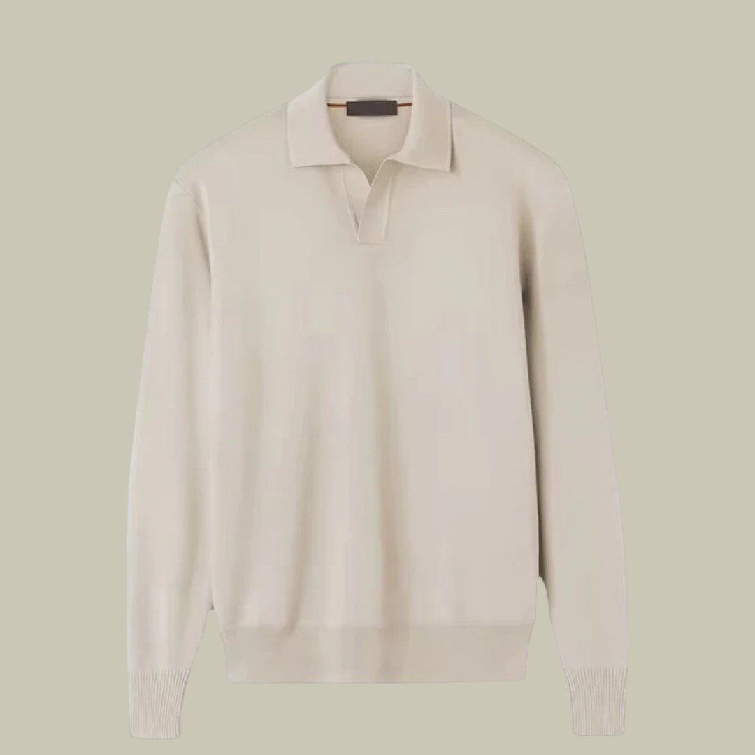 Mens Long Sleeve Polo