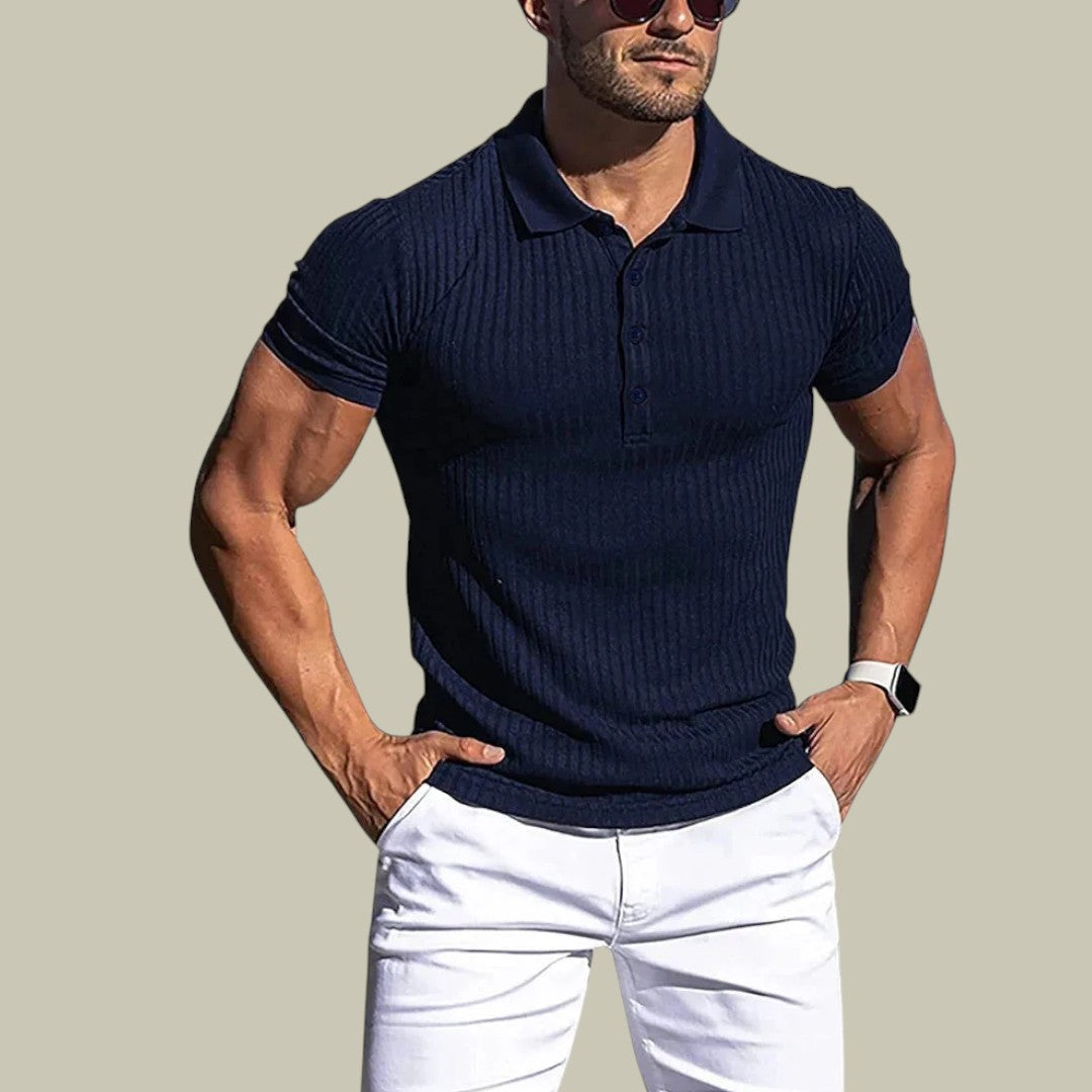 Lux & Classy • Men's Textured Polo Shirt