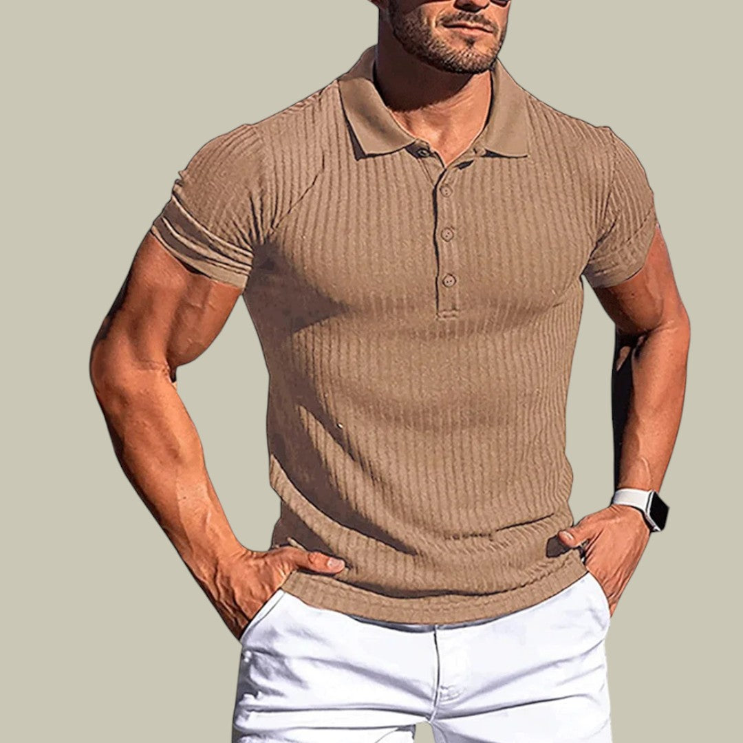 Lux & Classy • Men's Textured Polo Shirt