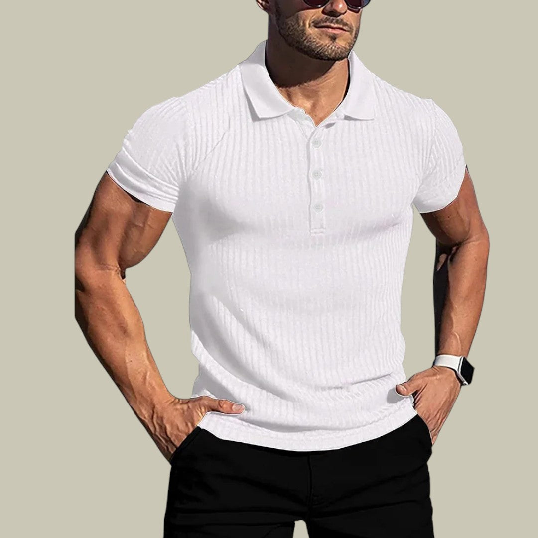 Lux & Classy • Men's Textured Polo Shirt