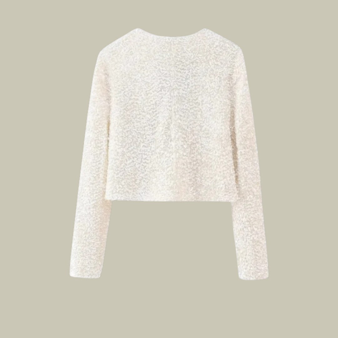 Lux & Classy • Women's Chic Sequin Cardigan