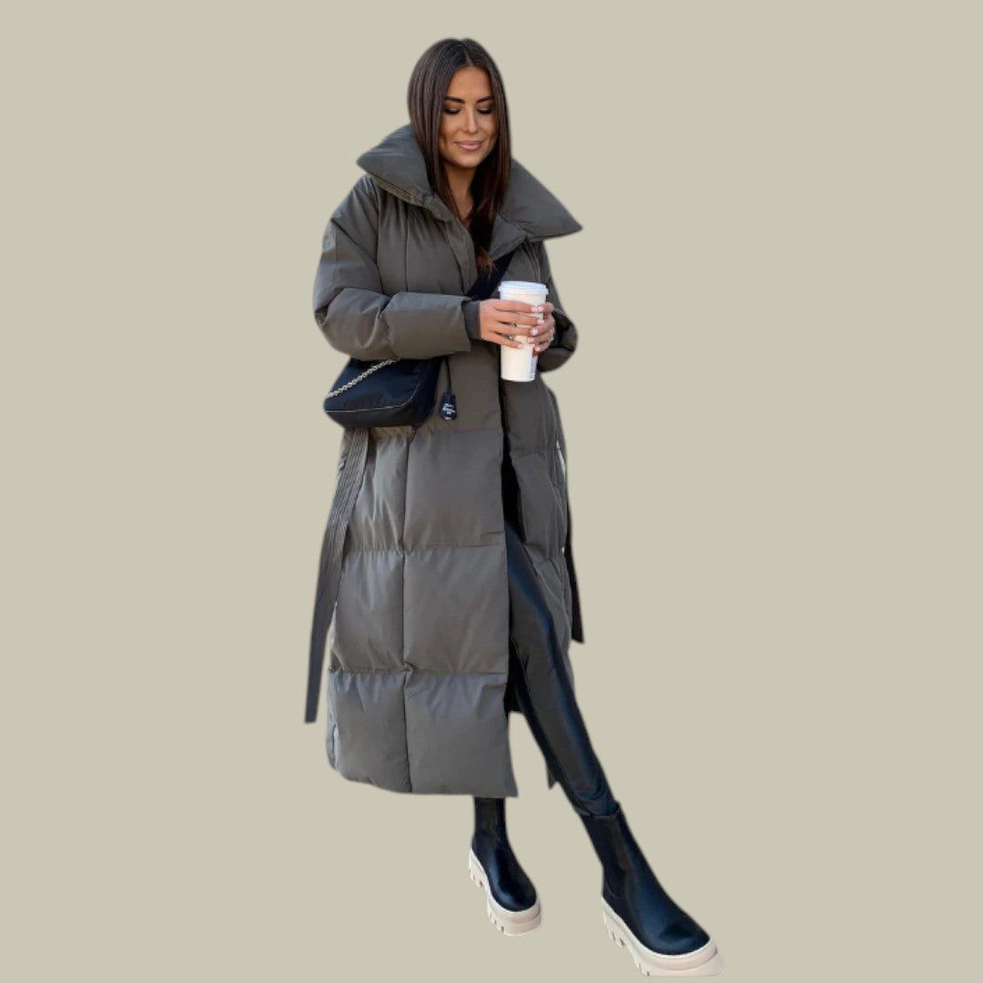 Lux & Classy • Women’s Long Winter Coat with Belt