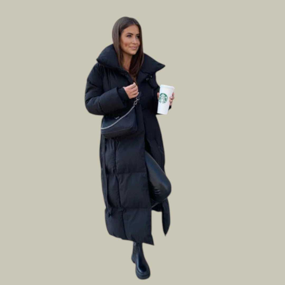 Lux & Classy • Women’s Long Winter Coat with Belt