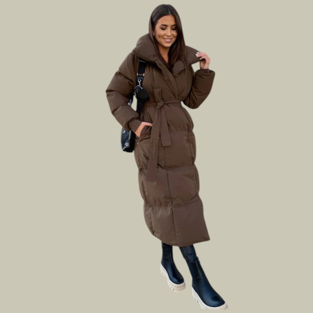 Lux & Classy • Women’s Long Winter Coat with Belt