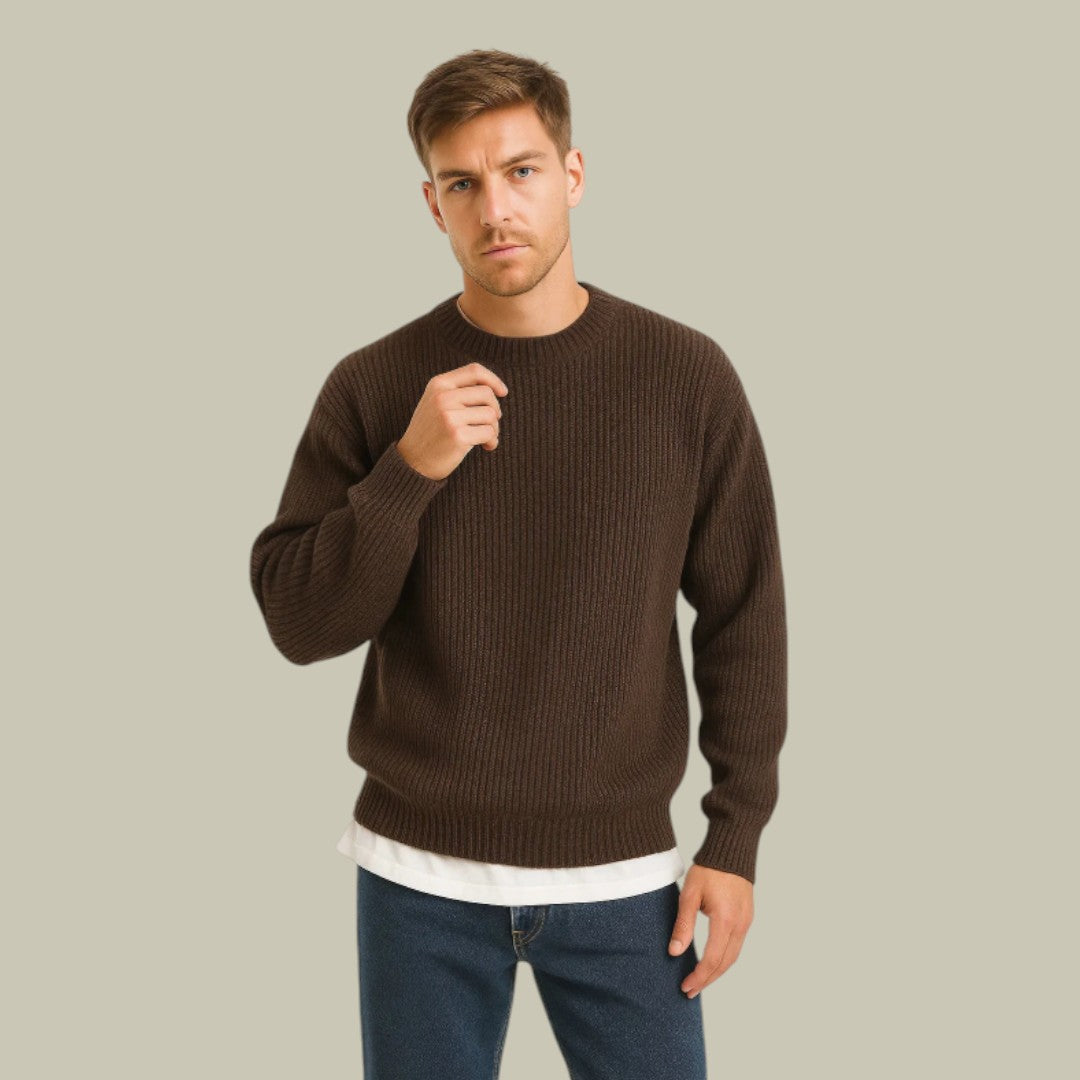 Mens Oversized Sweater Ribbed