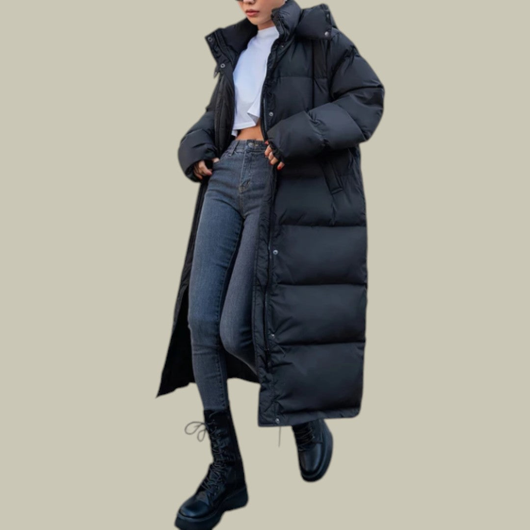 Womens Puffer Jacket Long Padded