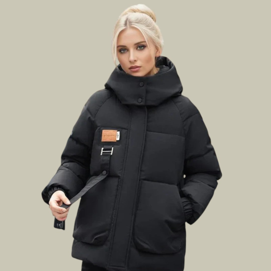 Womens Padded Jacket Warm Hooded