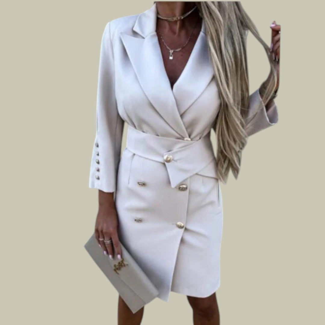 Womens Blazer Dress Double Breasted