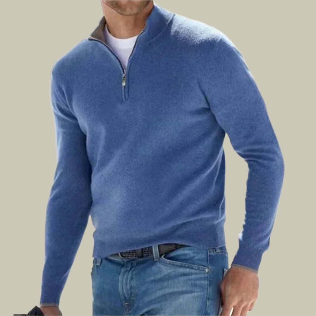 Mens Ralph Polo Zipper Sweater