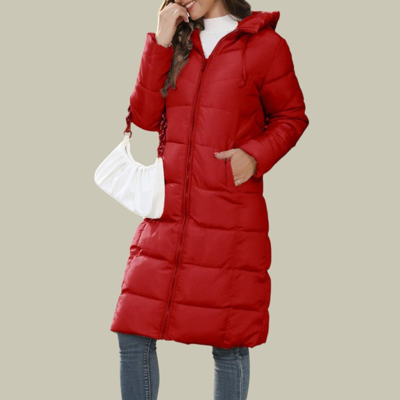 Womens Winter Jacket Long Puffer