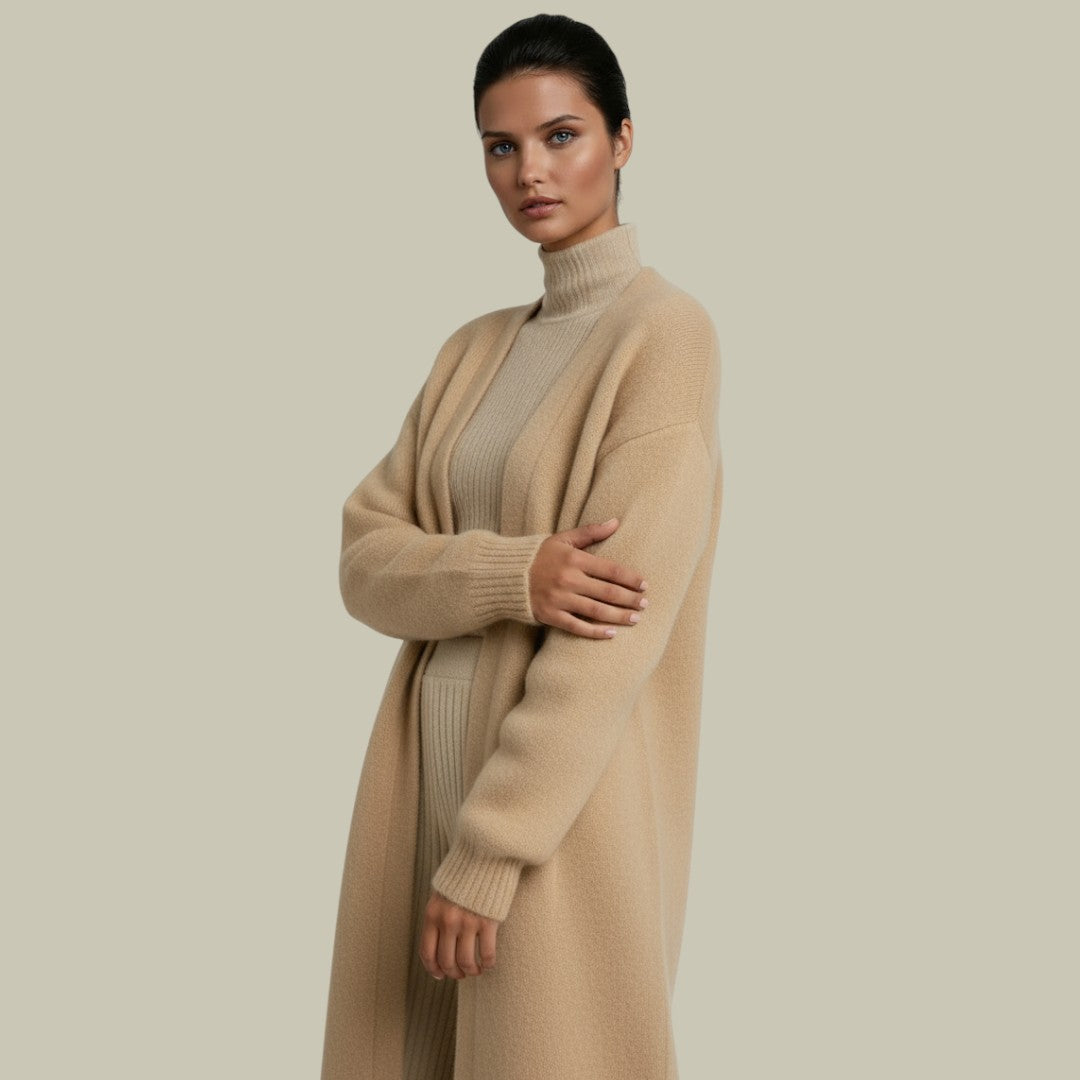 Womens Long Cardigan Coat