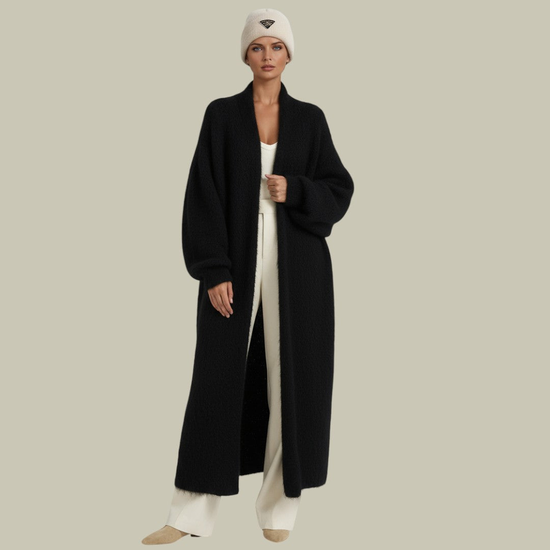 Womens Long Cardigan Coat