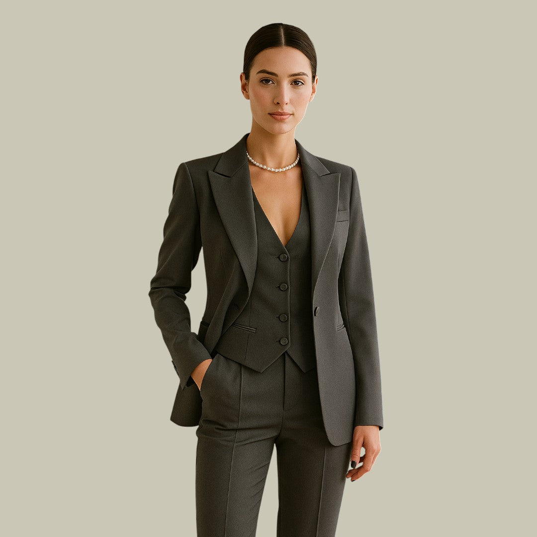 Womens Elegant 3-Piece Suit Set