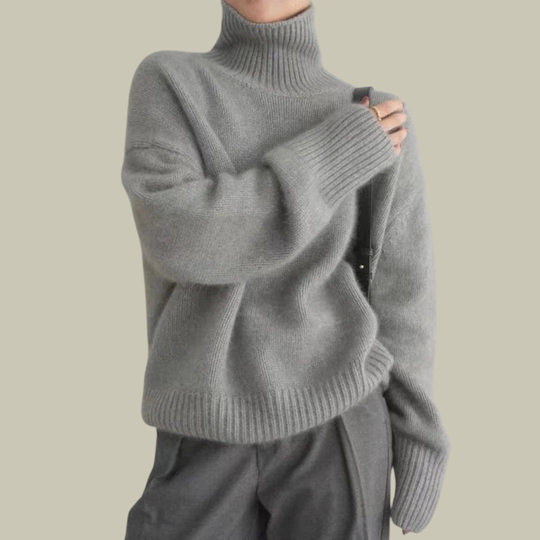 Womens Cashmere Turtleneck Sweater