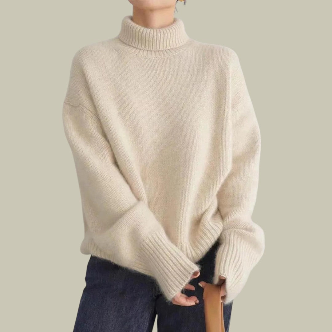 Womens Cashmere Turtleneck Sweater