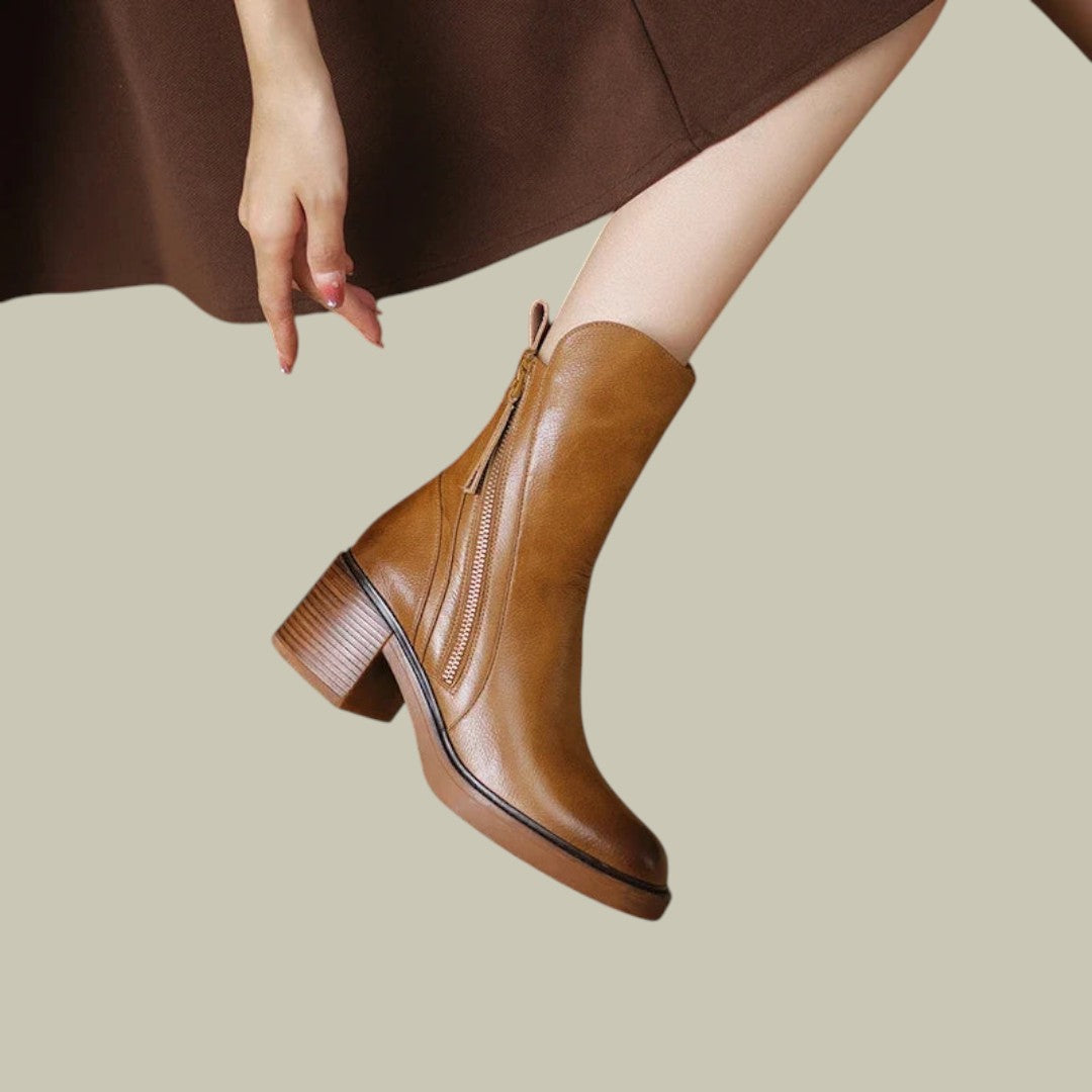 Womens Ankle Boots Leather