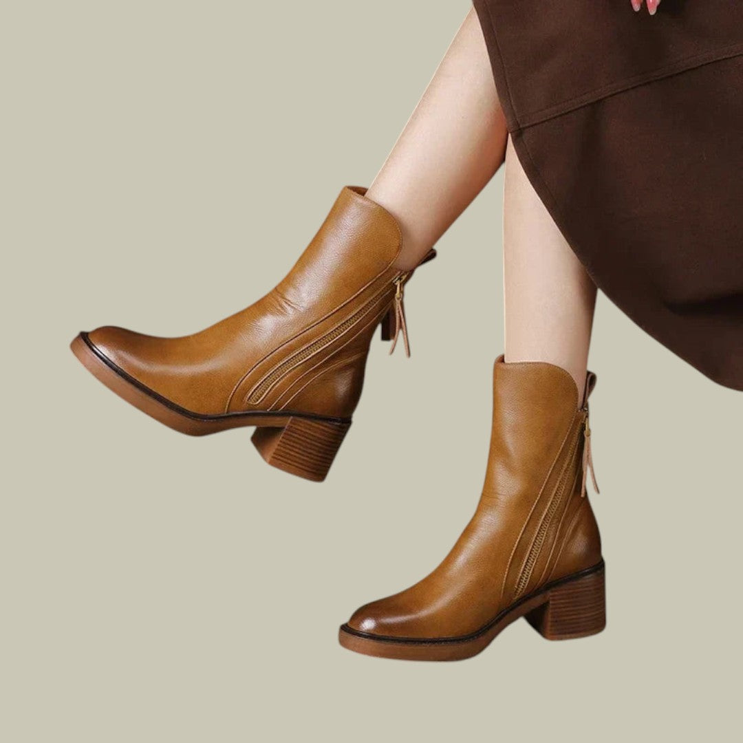 Womens Ankle Boots Leather
