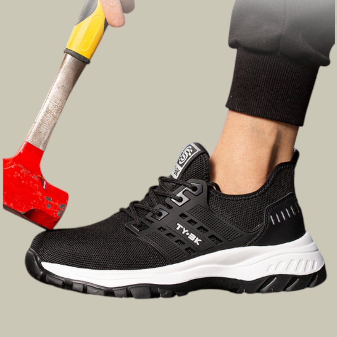 Mens Safety Work Shoes Black