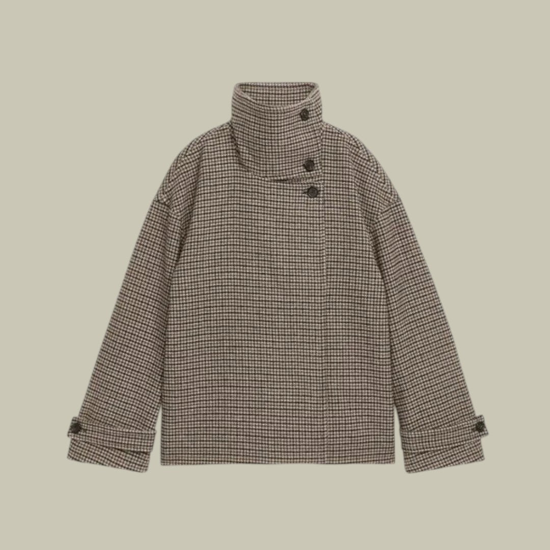 Womens Jacket Warm High Neck
