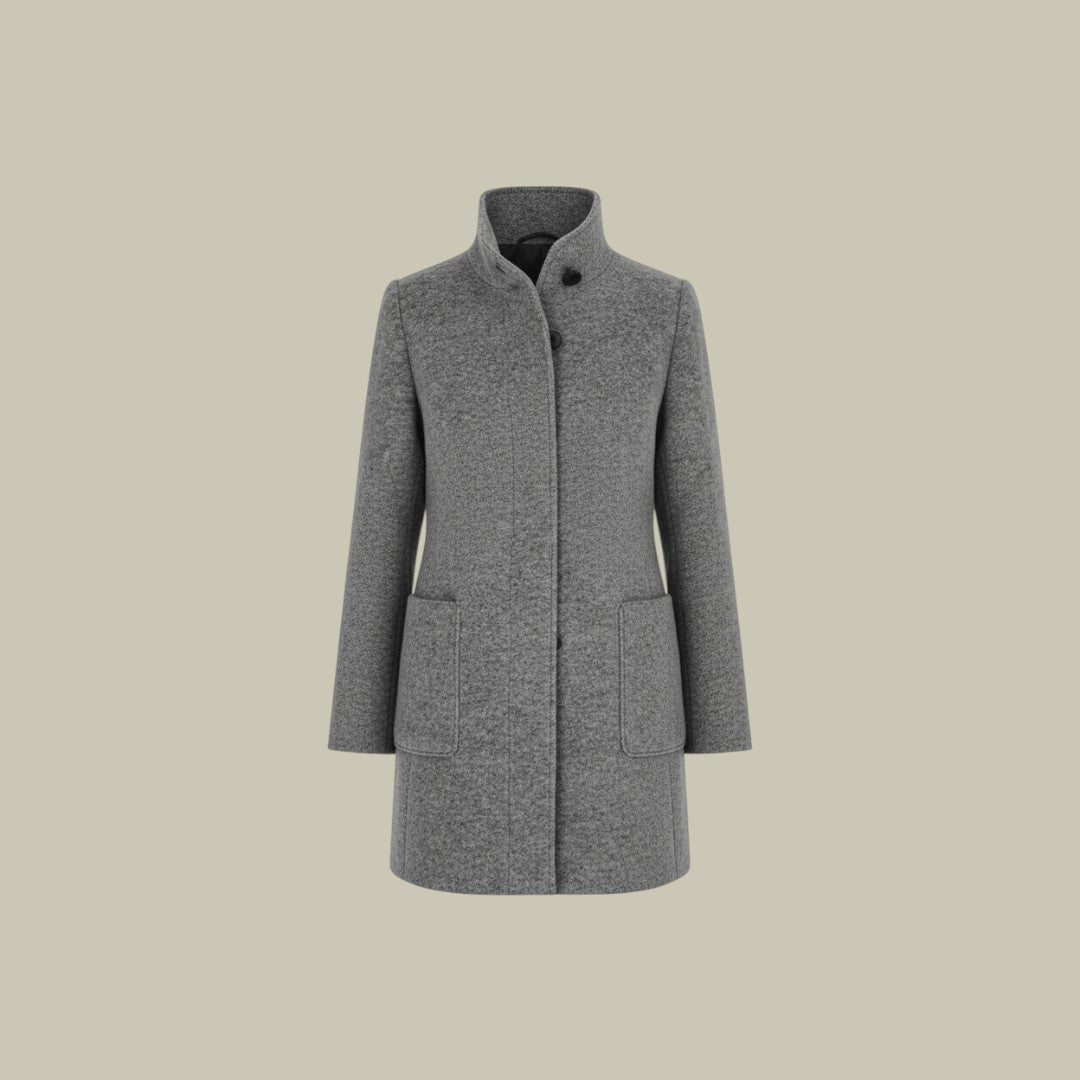 Womens Warm Wool Blend Coat