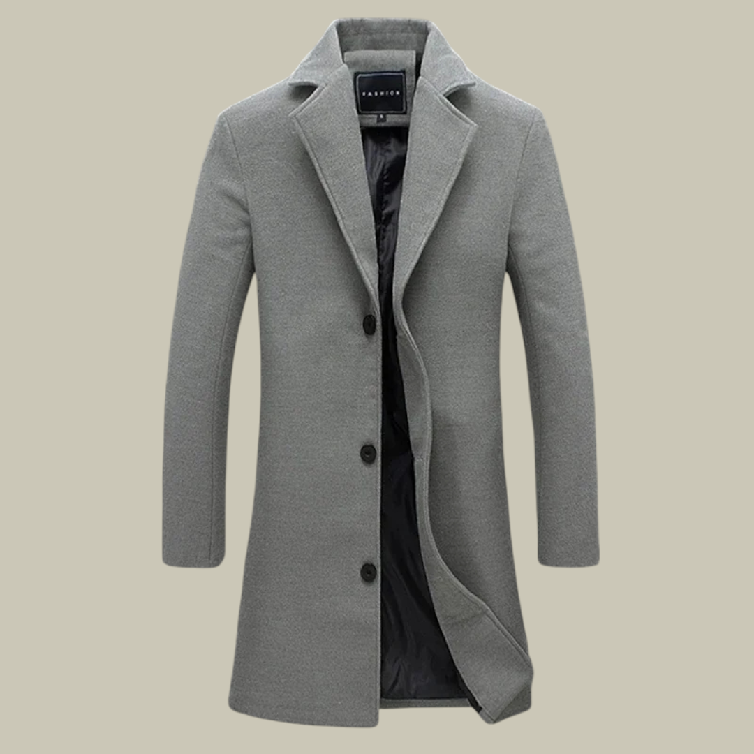 Mens Long Cotton Coat