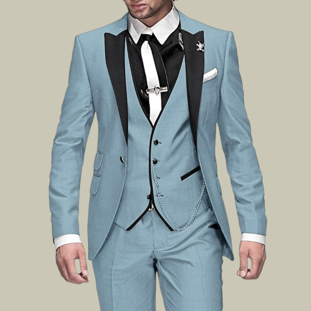 Mens Three-Piece Suit Set