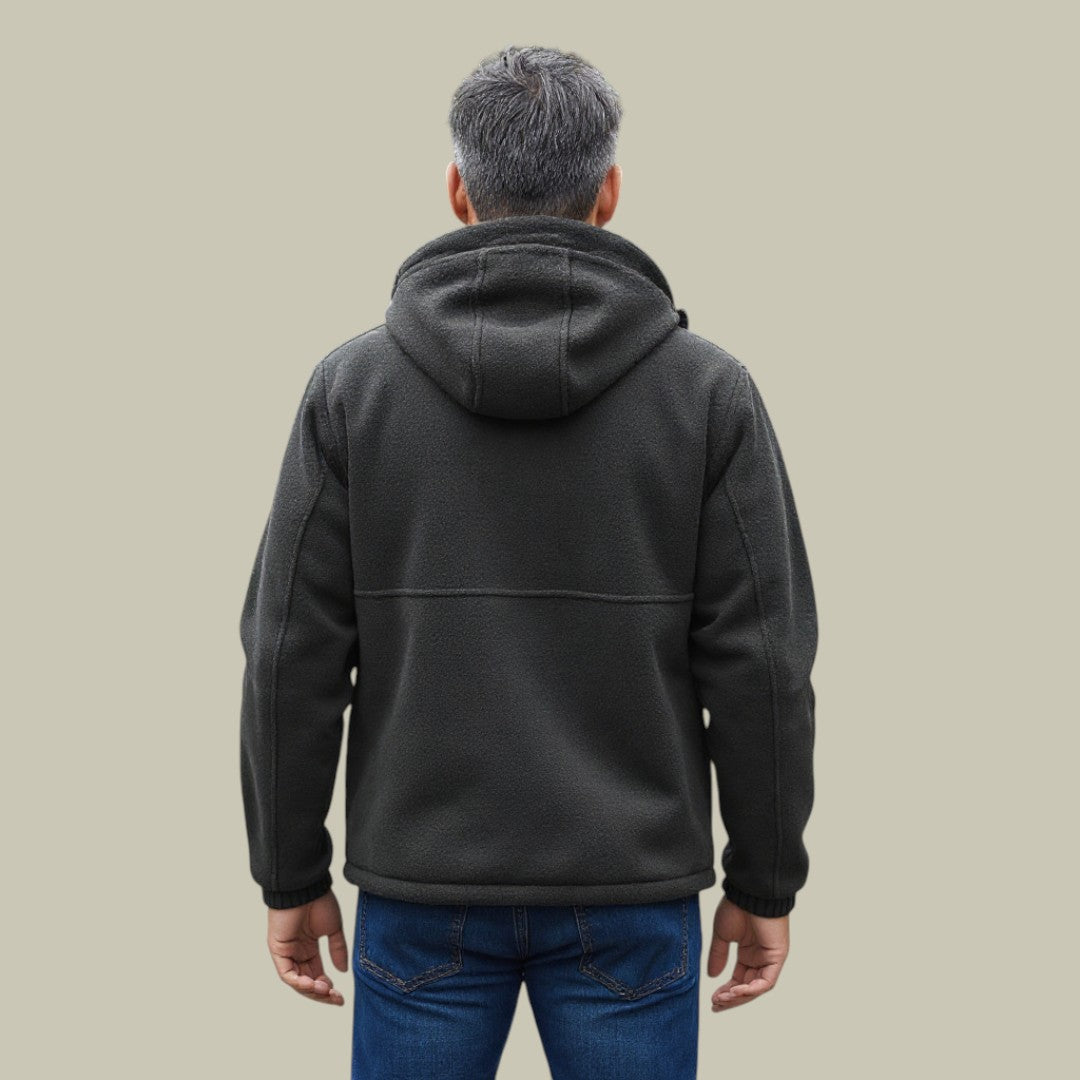 Mens Fleece Jacket Cardigan