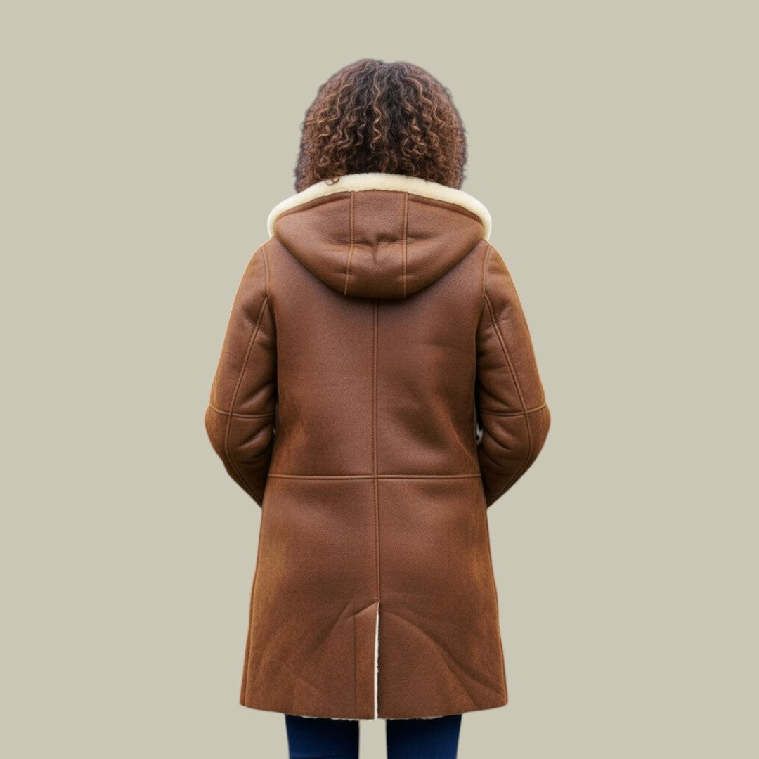 Womens Fleece Coat Vintage