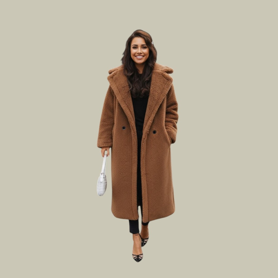 Womens Long Jacket Soft Warmth