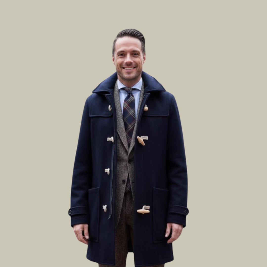 Mens Wool Trench Coat