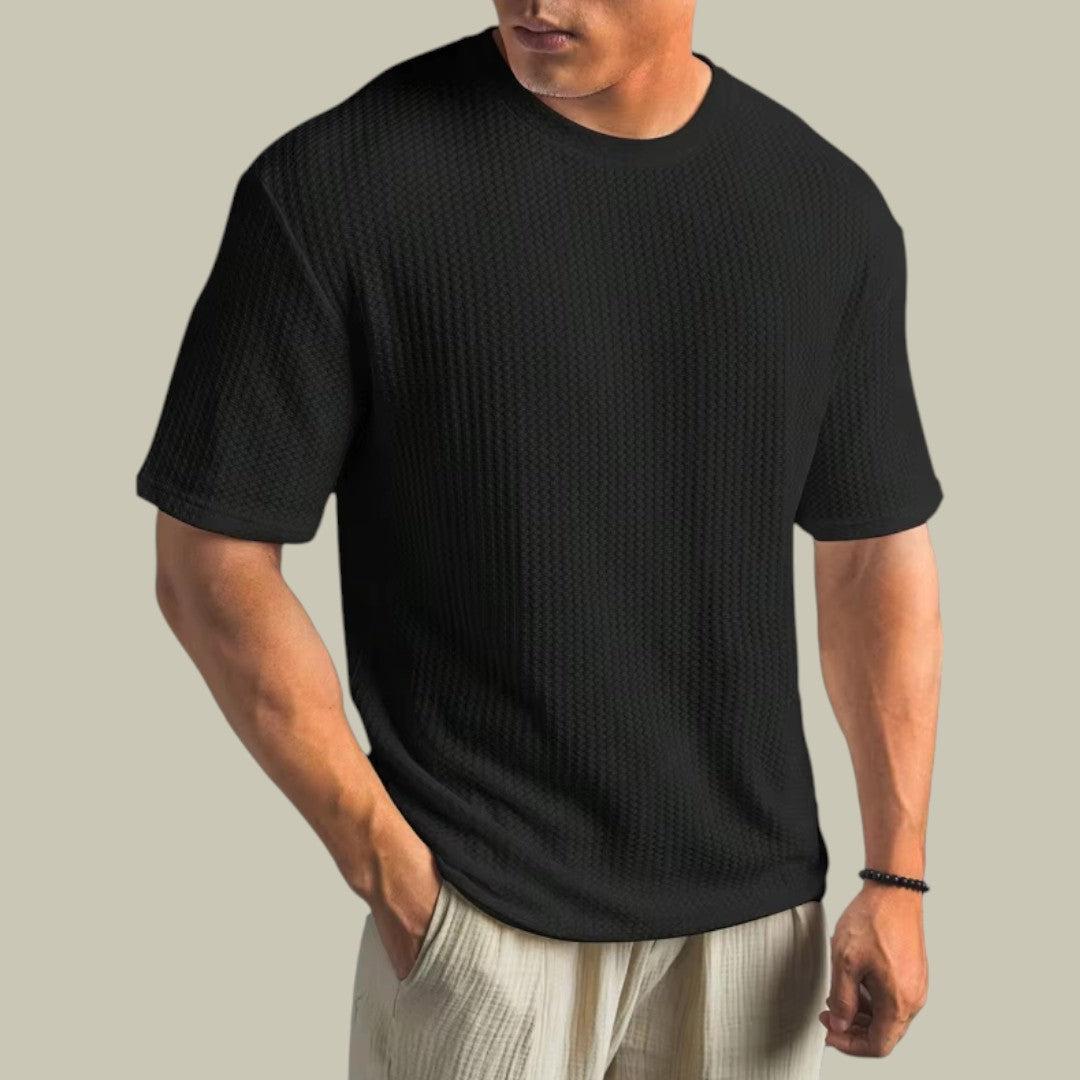 Lux & Classy • Men's Casual Waffle Shirt