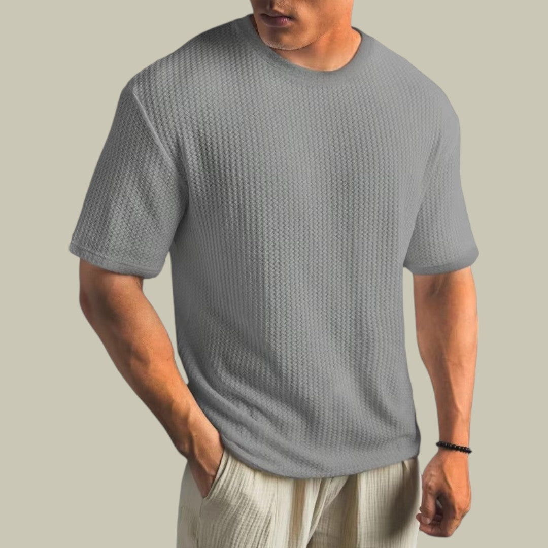 Lux & Classy • Men's Casual Waffle Shirt