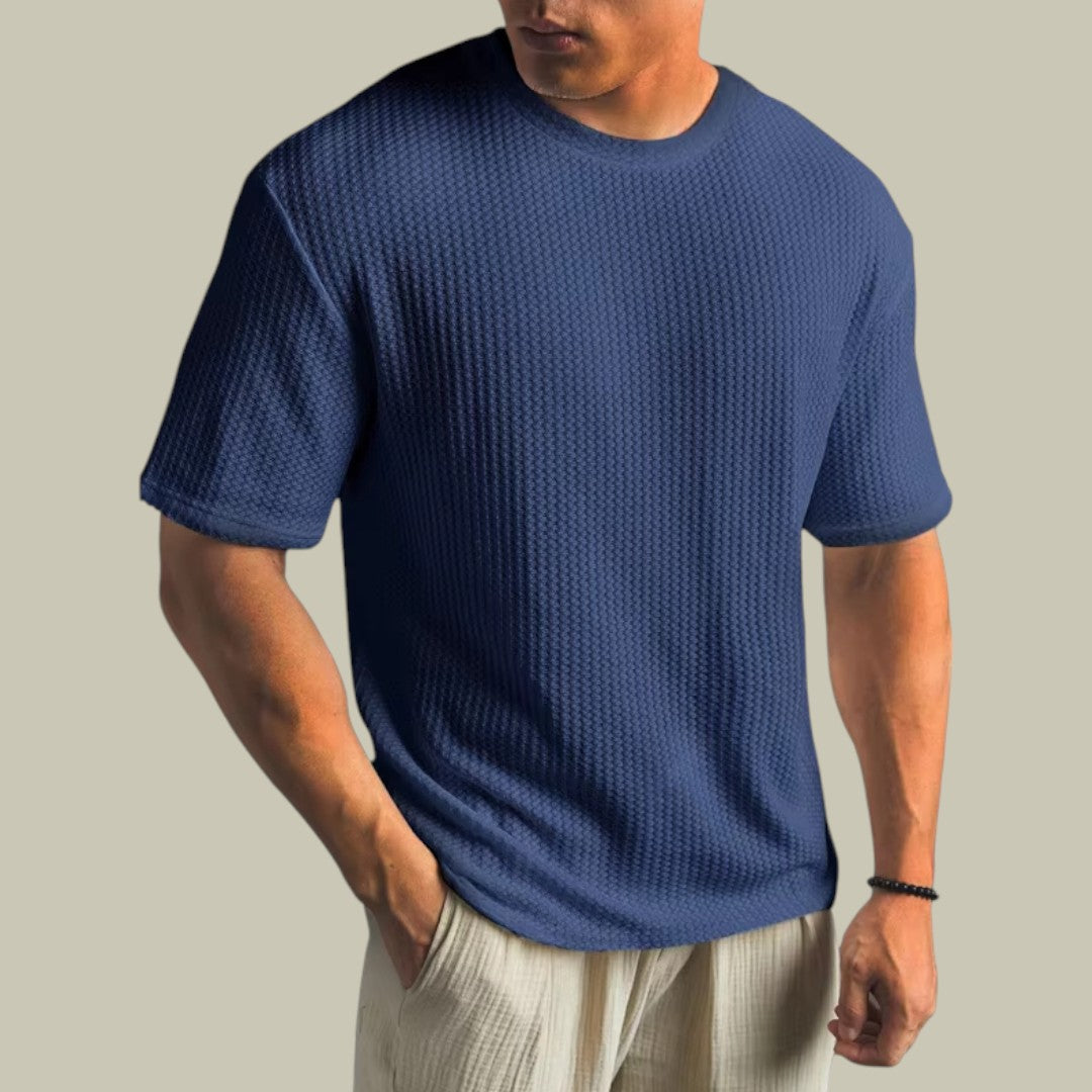 Lux & Classy • Men's Casual Waffle Shirt