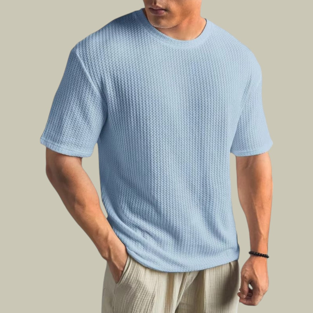 Lux & Classy • Men's Casual Waffle Shirt