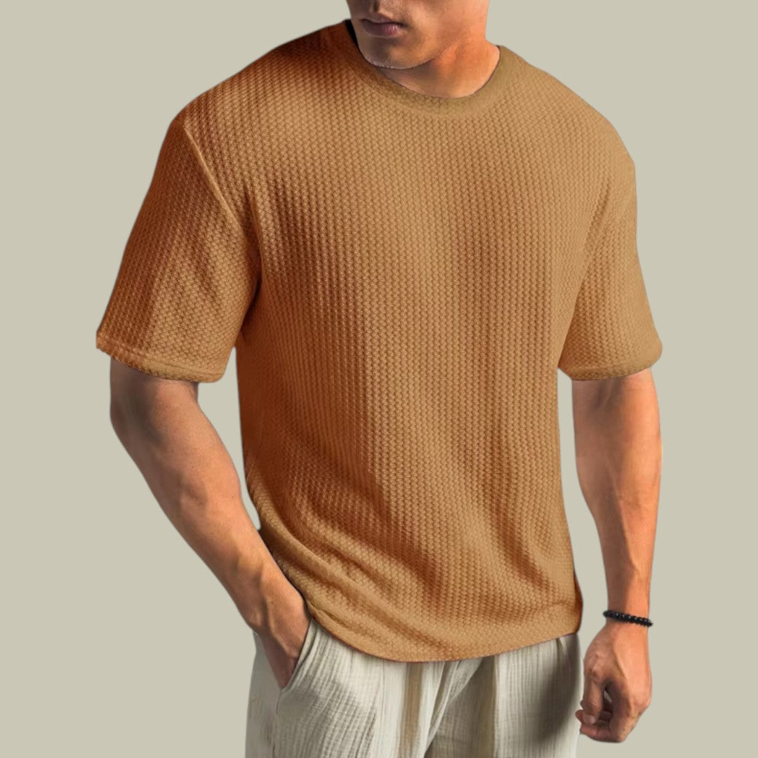 Lux & Classy • Men's Casual Waffle Shirt