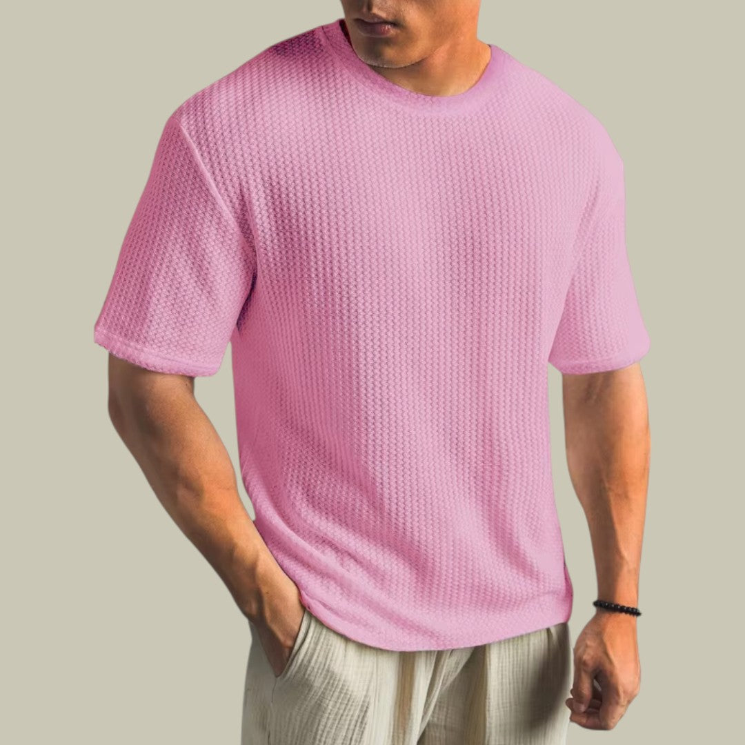 Lux & Classy • Men's Casual Waffle Shirt