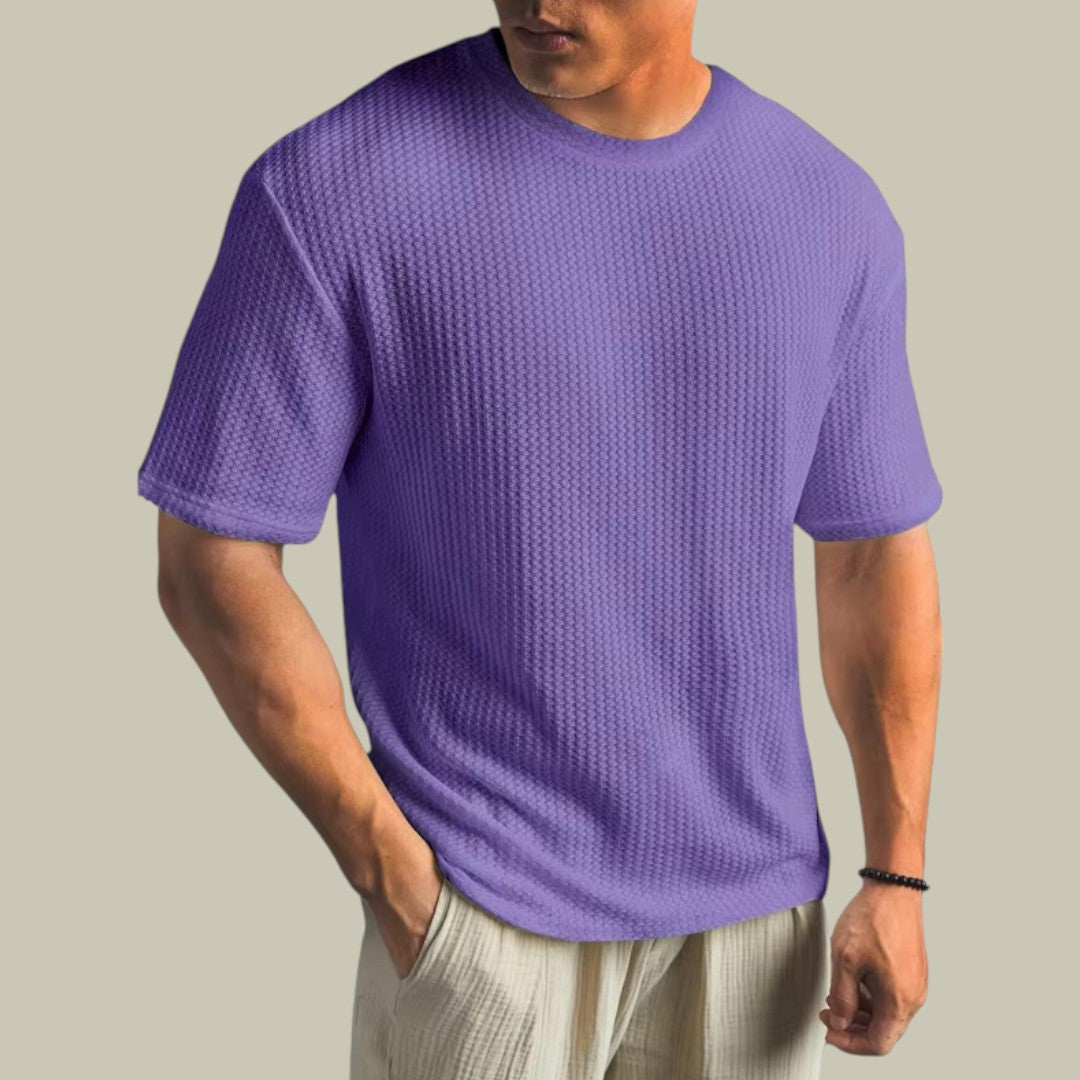 Lux & Classy • Men's Casual Waffle Shirt