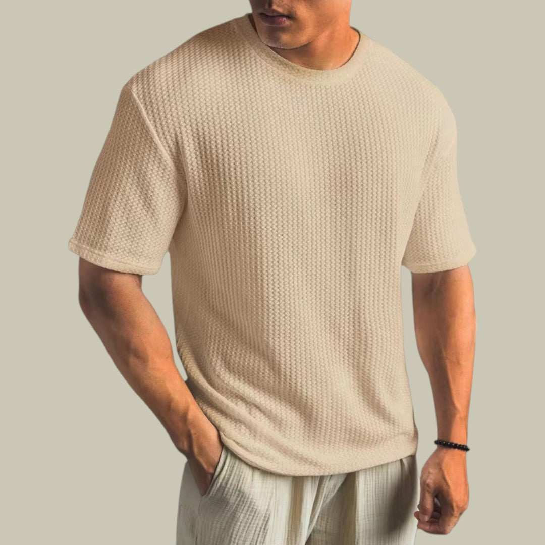 Lux & Classy • Men's Casual Waffle Shirt