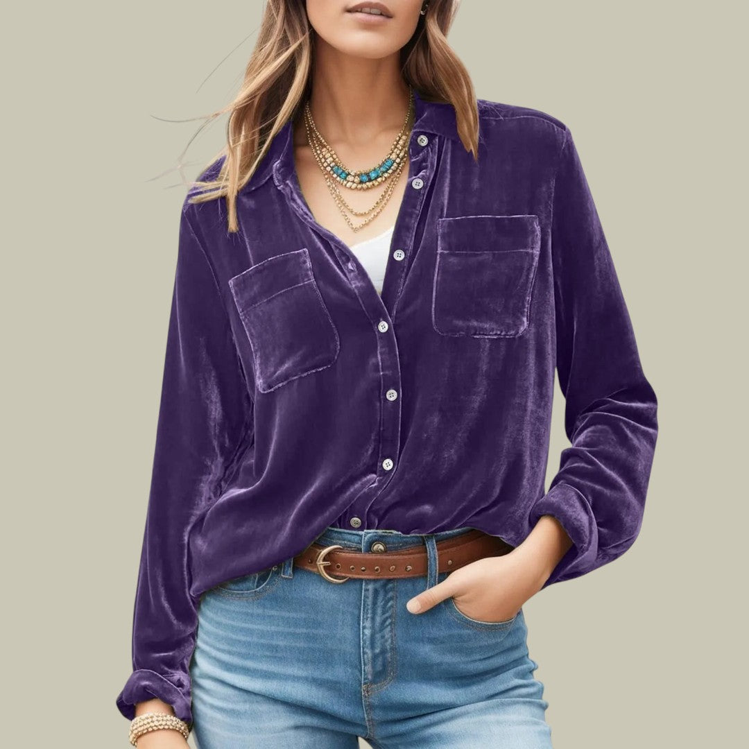 Womens Velvet Top