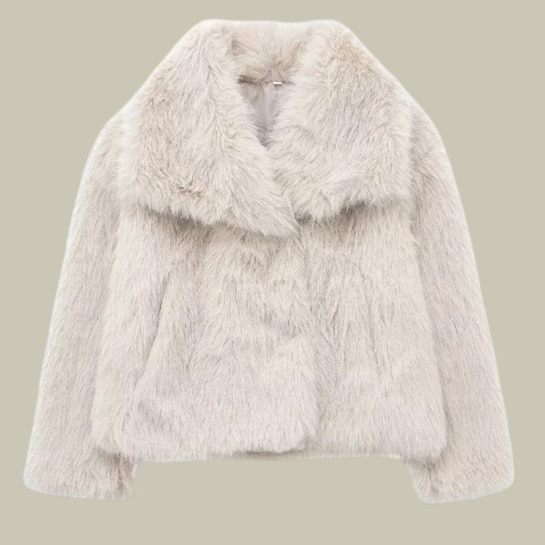 Womens Plush Coat Warm