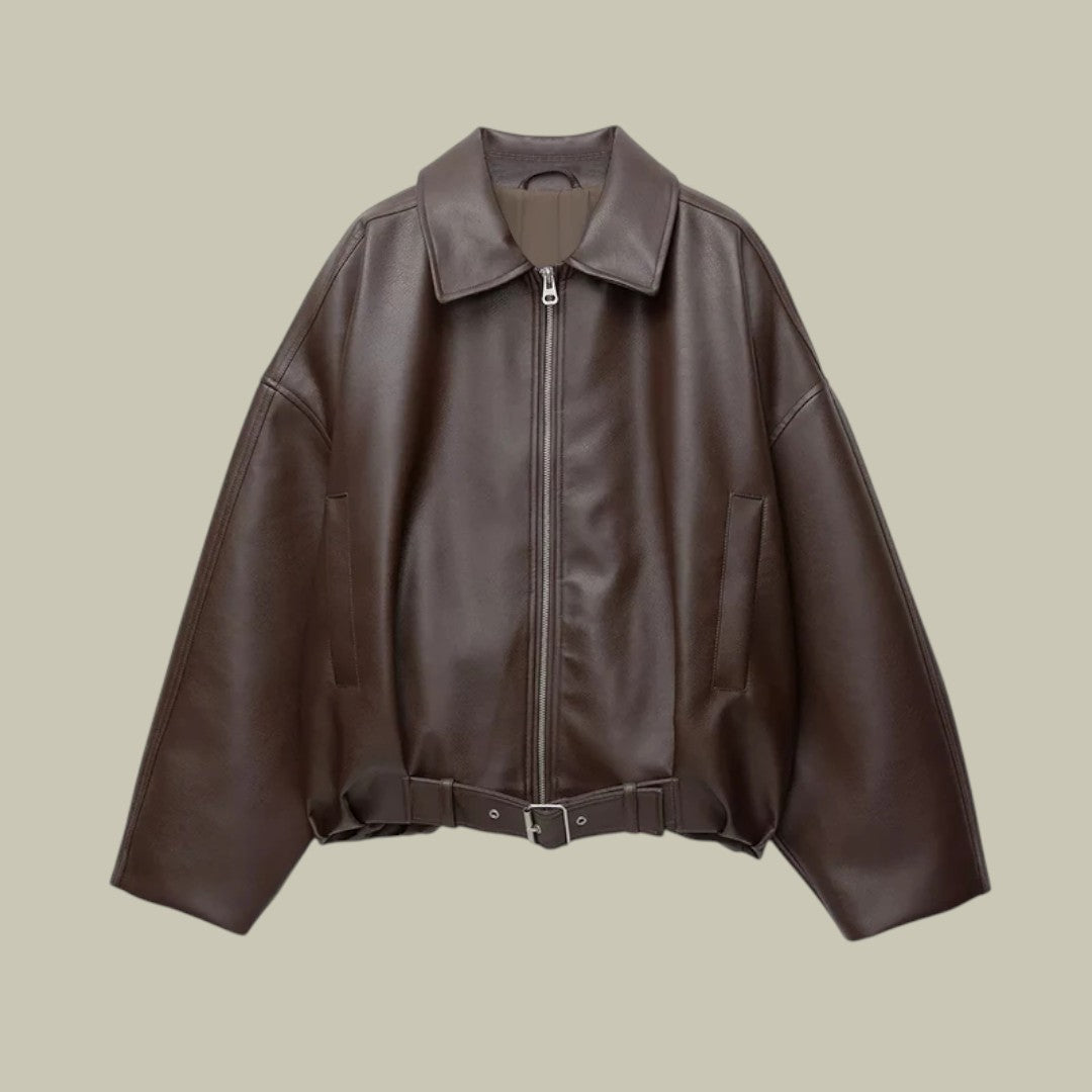 Womens Leather Jacket Clear