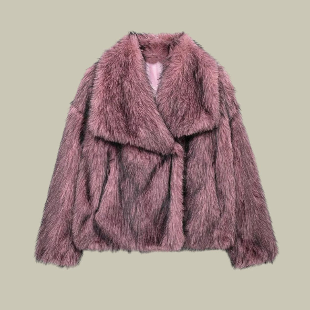 Womens Plush Coat Warm